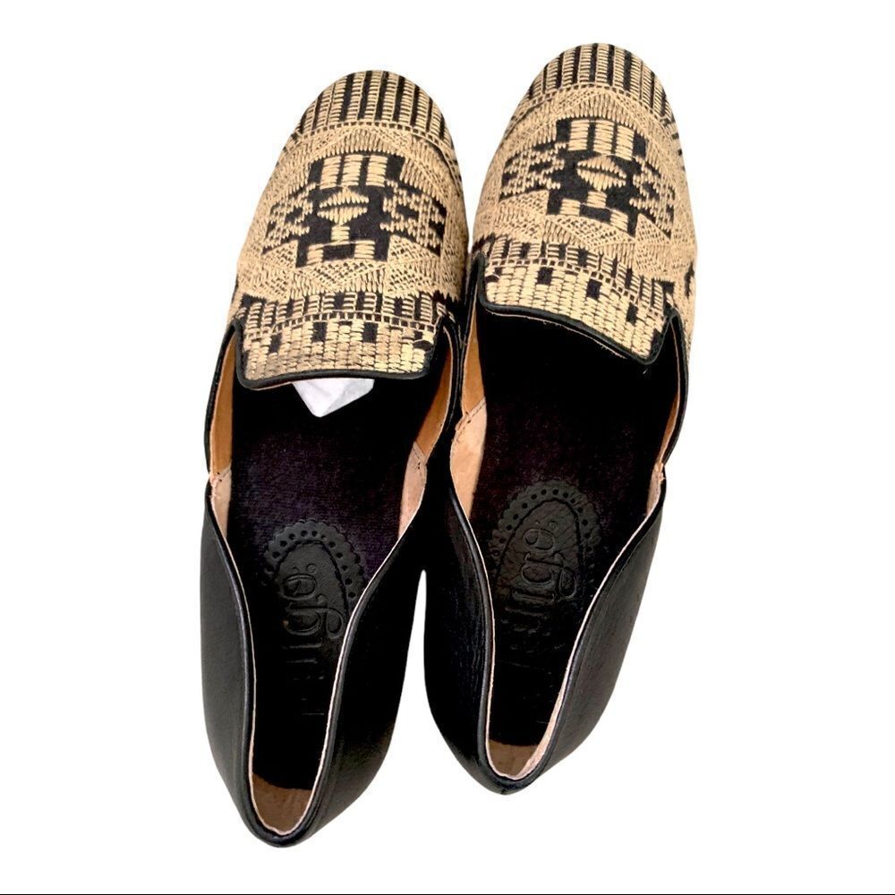 Anthropologie Latigo Alba Embroidered D’Orsay Flats - Picture 3 of 6